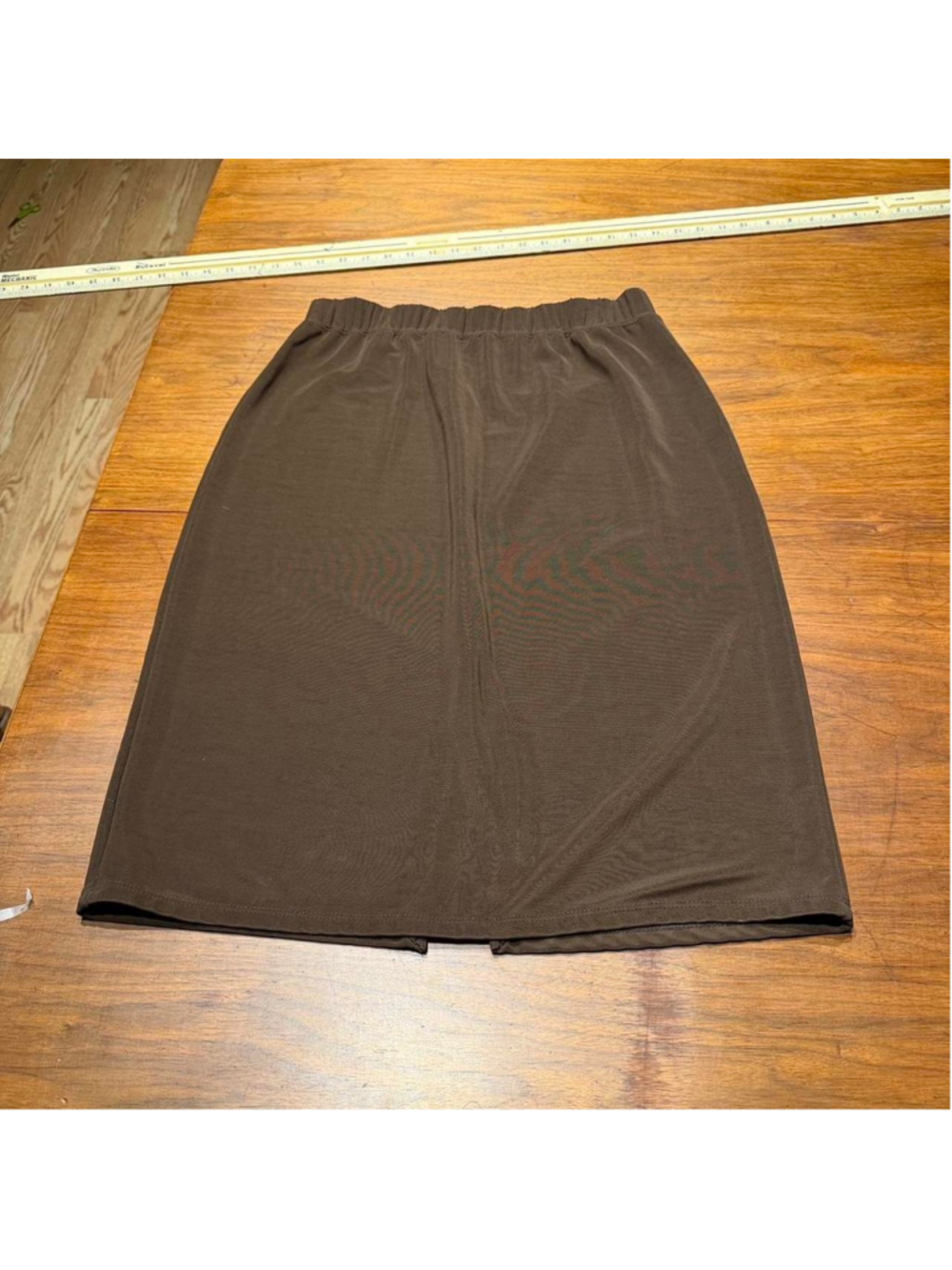 Brown skirt with elastic waistband #maxiskirt #skirt